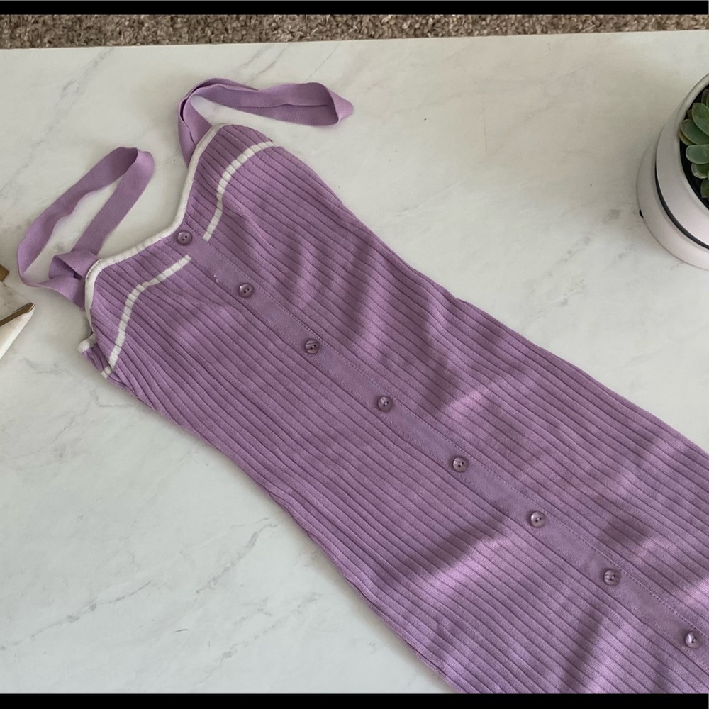 Violet midi summer dress